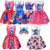 2023 New Arrival Starry Baby Lilo And Stitch Girls Dress, Cartoon Style, A-line Skirt