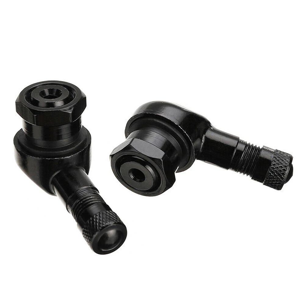 Tire Valve Stems Aluminum Zinc Zinc Alloy 90 Degree Motorcycle Valve Stem Valves Stem Cap CNC Motorcycle Rim