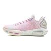 Li Ning Amortissantes Antidérapantes Résistantes à l'abrasion Respirantes Rebond Adhérence Basse Chaussures de Basketball Homme Rose Violet ABPV011-3