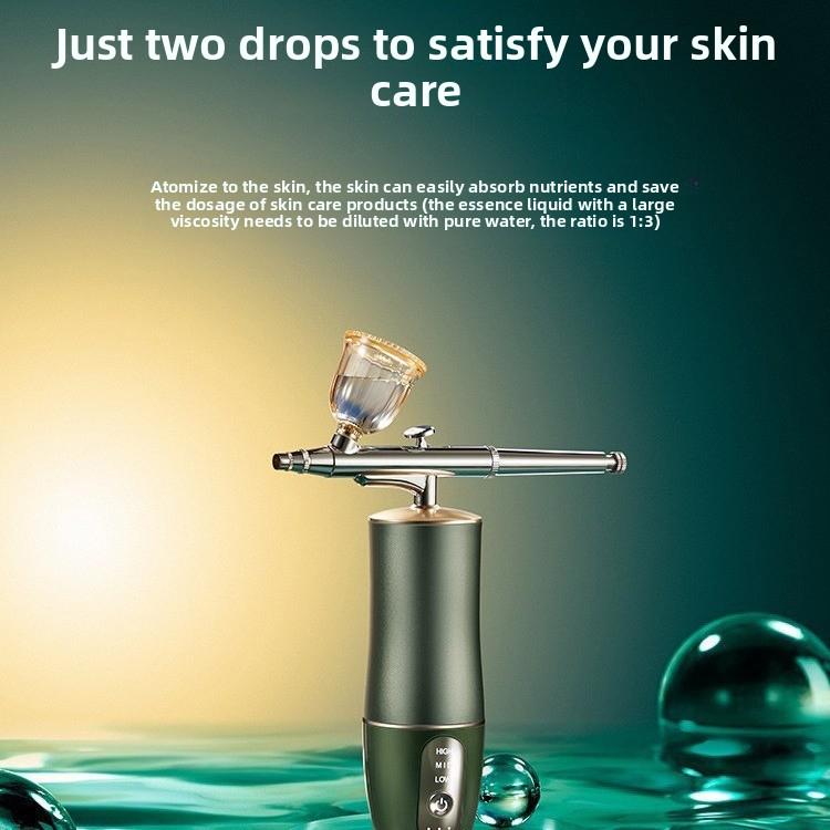 Nový přístroj pro kyslíkovou injekci Hydratační sprej Obličejový kosmetický zaváděč Přenosný Velkoobchod Vysokotlaký přístroj pro kyslíkovou injekci