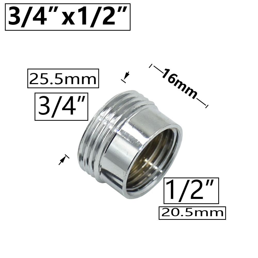 Brass 1/4" 1/2'' 3/4'' 3/8" 1" Male Female Refering Thread Connecter Copper Transition Coupling Adapter Garden Watering Fittings