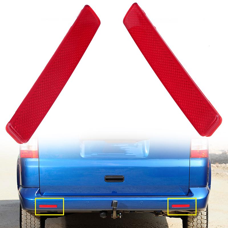 Red Rear Bumper Reflector for VW Caravelle (T5) 2003-2015 7E0945105C 7E0945106C
