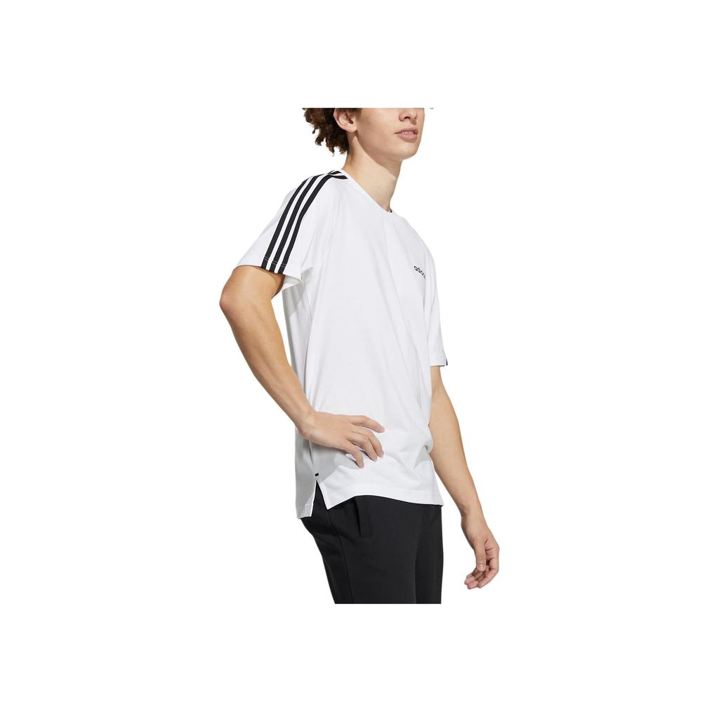 Adidas Neo Casual Sports Crew Neck T-Shirt Men Tops White GP4904