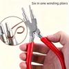 Wire Wrapping Jewelry Pliers Carbon Steel Round Nose for Beading Loop Bail Handmade Tools