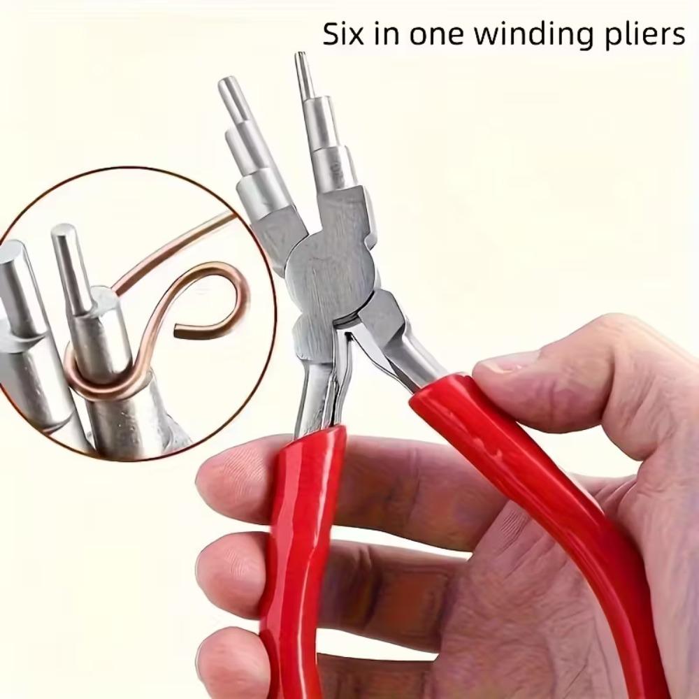 Wire Wrapping Jewelry Pliers Carbon Steel Round Nose for Beading Loop Bail Handmade Tools