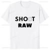 I Shoot Raw Photography Funny Graphic Man T-shirt Photographer Camera T ShirtsStreetwear Short Sleeve Harajuku Style WoTees