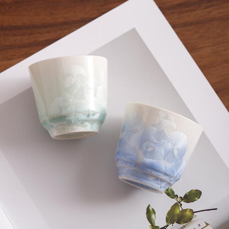 OLOEY Crystalline Glaze Flower Cup