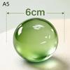Balles Sensorielles à Presser Gelée Transparente 1 Pièce Jouet Fait Main Non Toxique à l'Huile de Coco pour Enfants Adultes Réduction du Stress Jeu