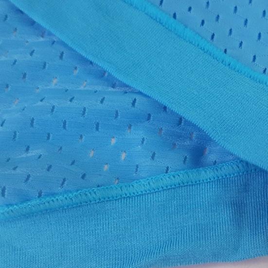 Men Briefs Soft Breathable Mesh 3D Pouch Elastic Fabric Panties Rainbow Waistband U-Convex Sport Underwear Daily