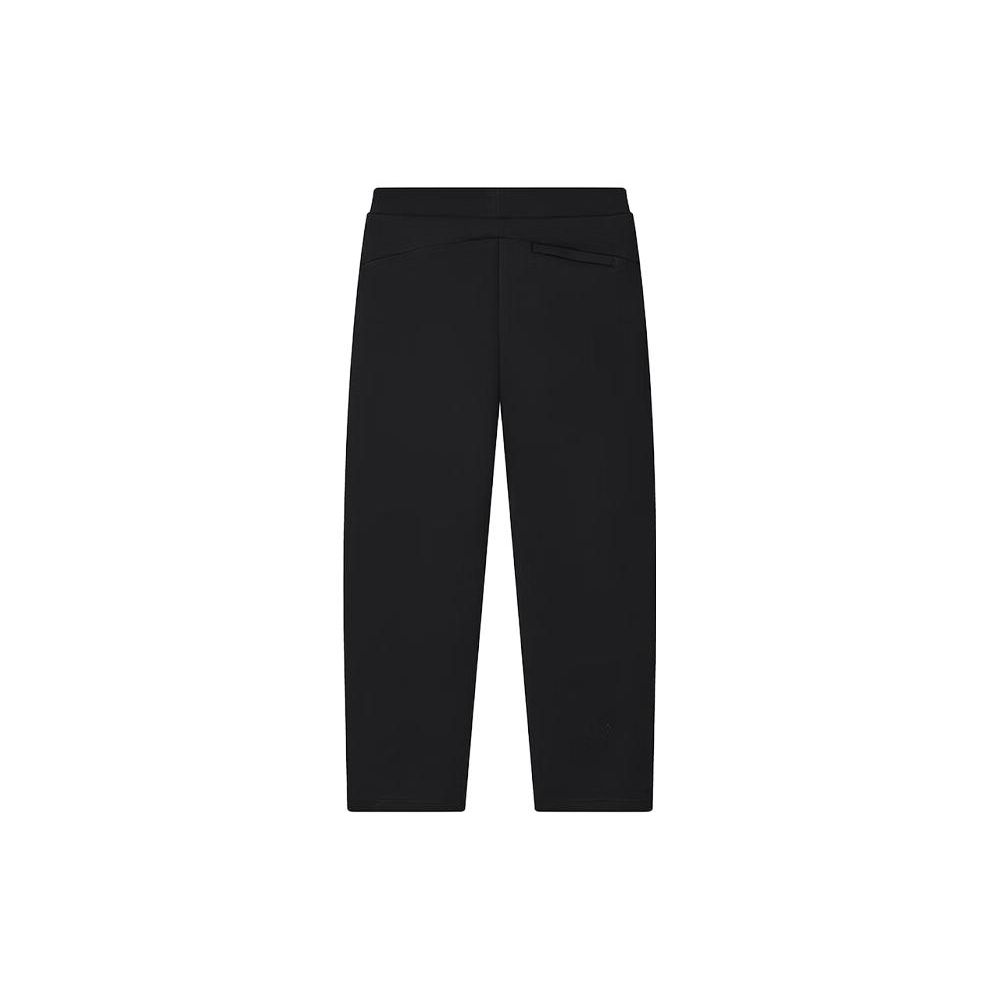 FILA Solid Color Knitted Straight Leg Casual Pants Men bottoms Black F51M247602A-BK
