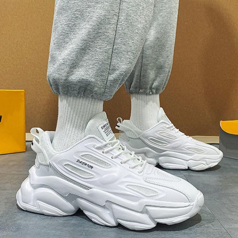 Fashion Cushioned Insole Male Sports Shoes Black Minimalist Simple Size 9 Unisex Low Price Running On Sale Walking Men's Casual Sneakers