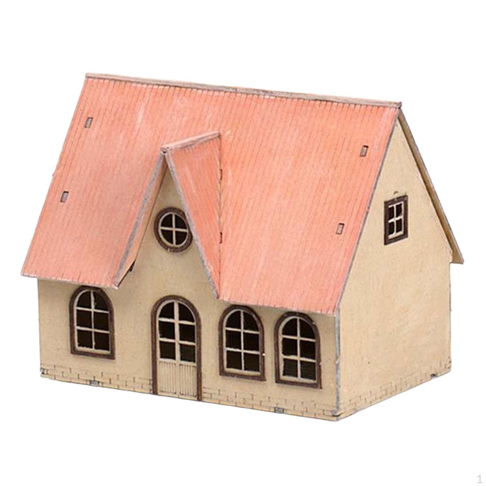 

1/72 House Building Models, Educational Tools for Diorama Layouts Style E