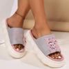 Lucky Cat, Linen Slippers, Women's Shoes, Home Slippers, Thick Soled Slippers