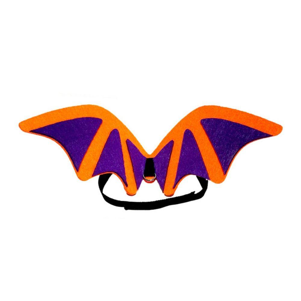 Bowknot Cat Bat Transformation Costume Non-woven Pet Halloween Costume Pet Bat Wings  Cosplay