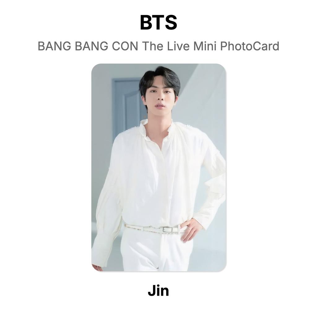 BTS BANG BANG CON The Live Mini PhotoCard Official Photocard