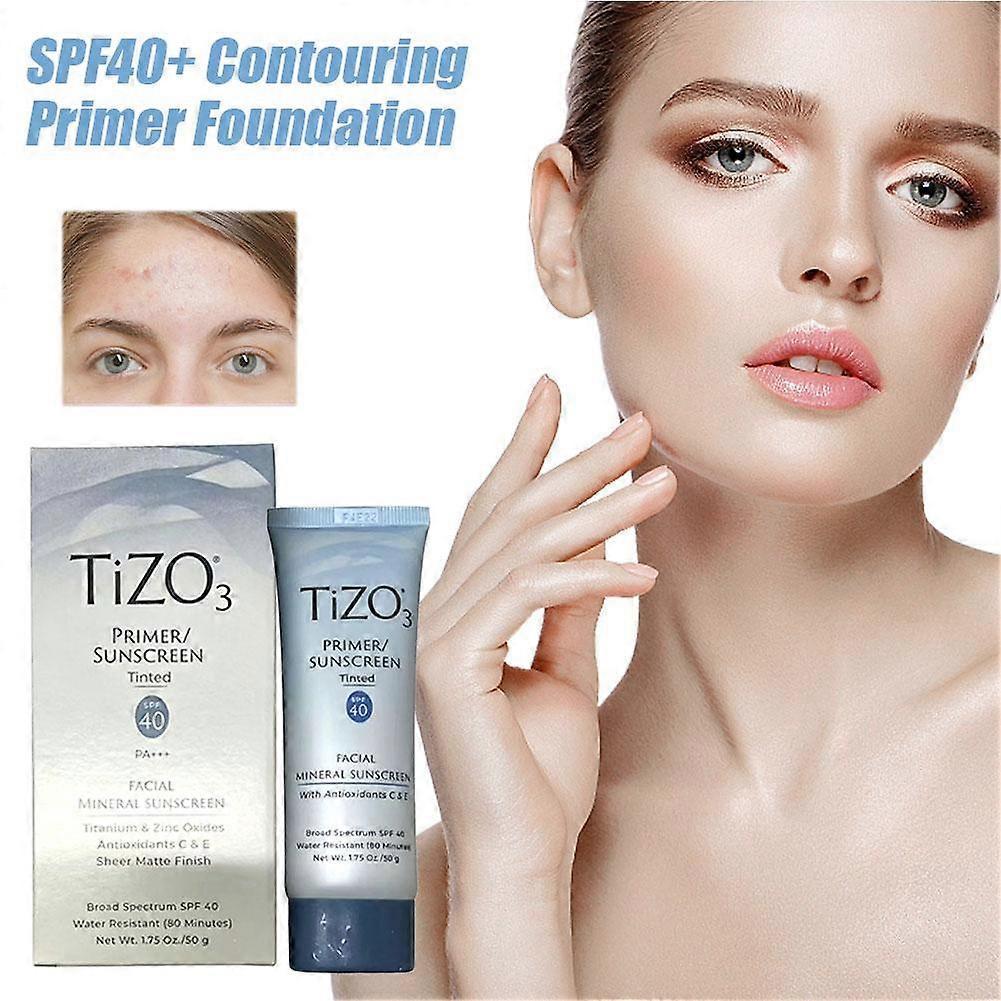 TIZO3 Mineral Sunscreen SPF40 - Oil Control Tinted Physical Sun Protection