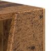Side Shelf Reclaimed Wood Look 33 x 32 x 100.5 cm Engineered Wood