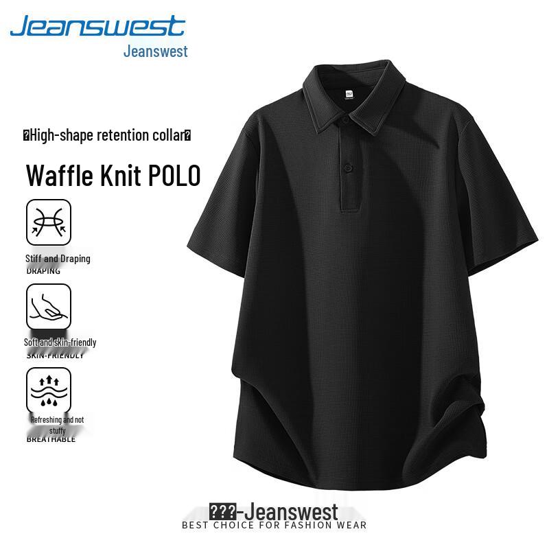 Jeanswest Men s 2026 Waffle Polo T-Shirt XL