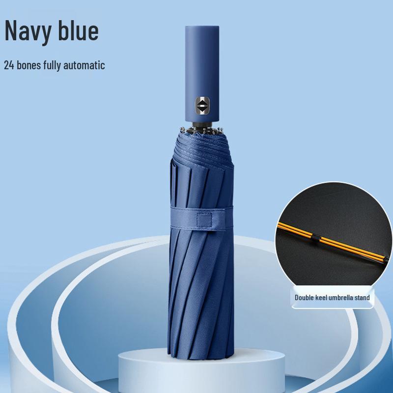 72-Rib Automatic Folding Umbrella for All Weather - Sunshade and Sunscreen for Men, Women, and Students