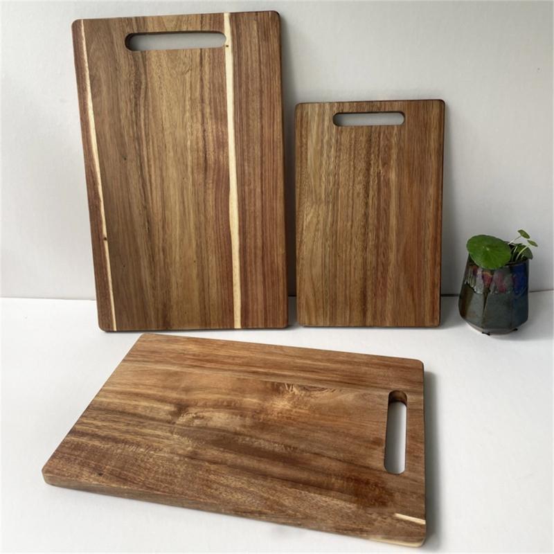 Planche à Découper en Bois d'Acacia Pour une Préparation Alimentaire Sûre Double Face Planche à Découper Naturelle en Bois Essentiel de Cuisine