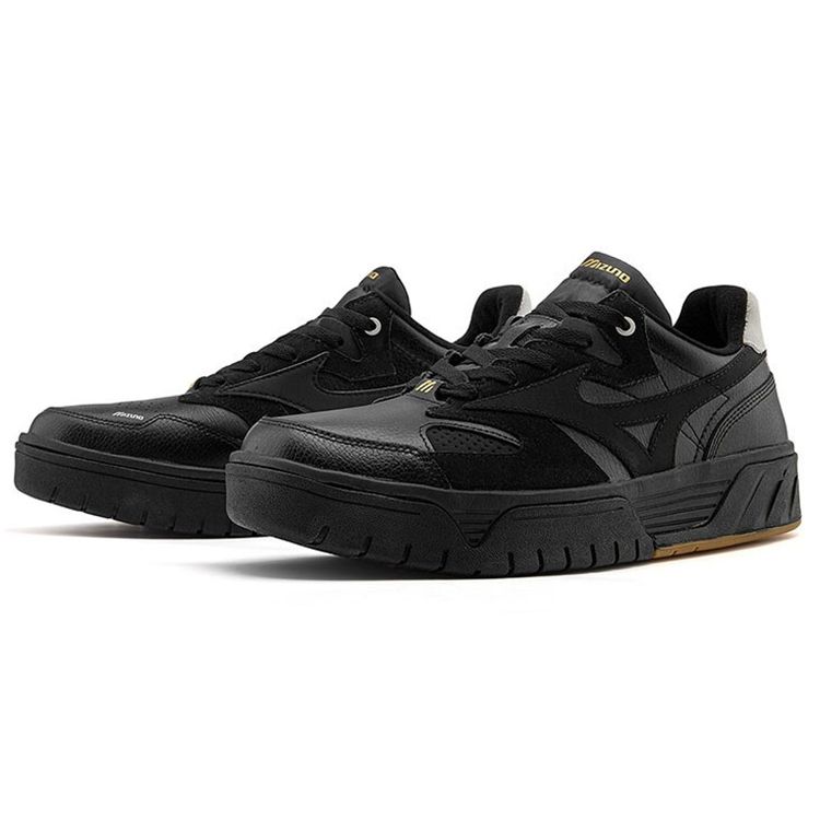 Mizuno Court CI Low Unisex Casual Skate Shoes Black D1GH212703