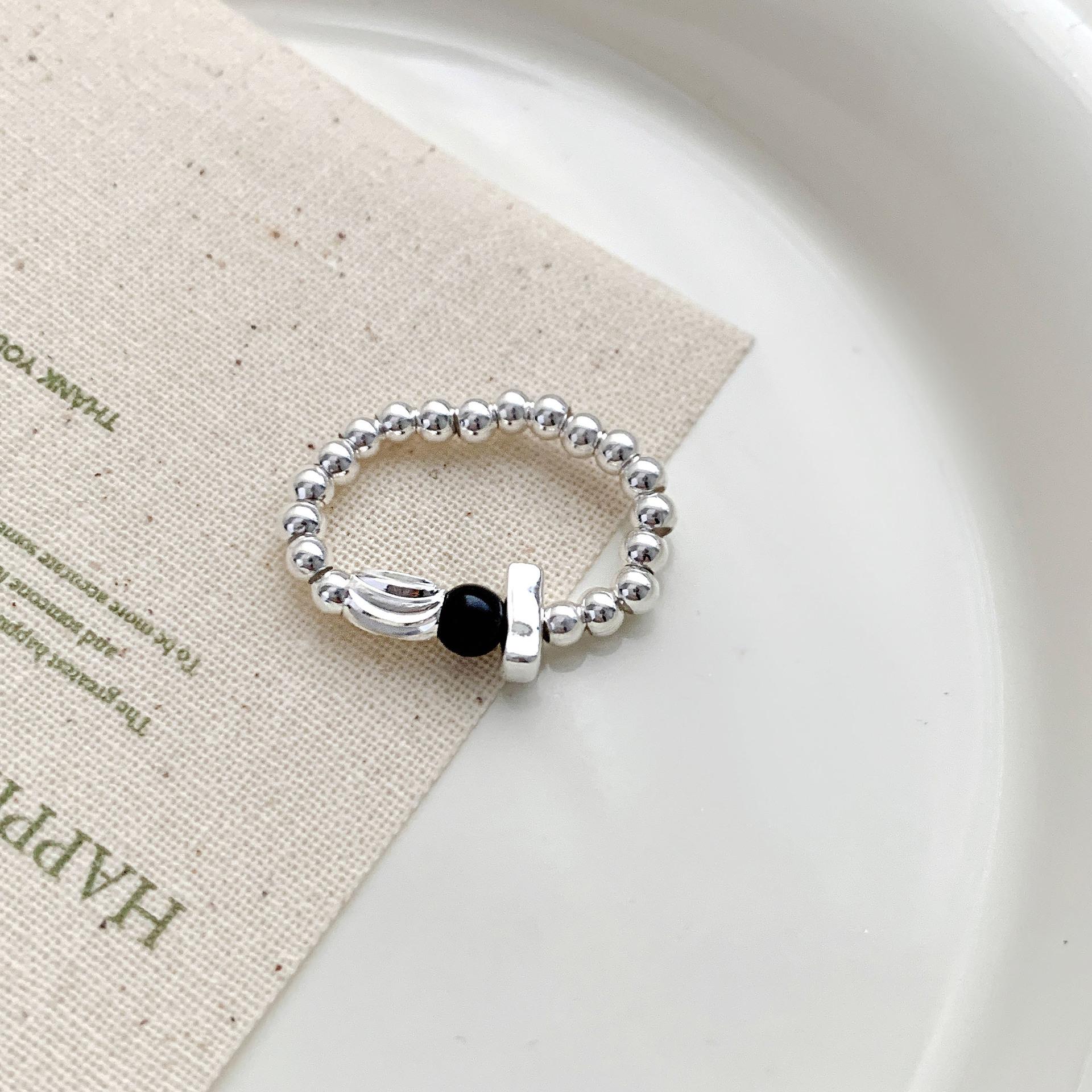 Korean Geometric Irregular Elastic Ring for Women s Unique Style