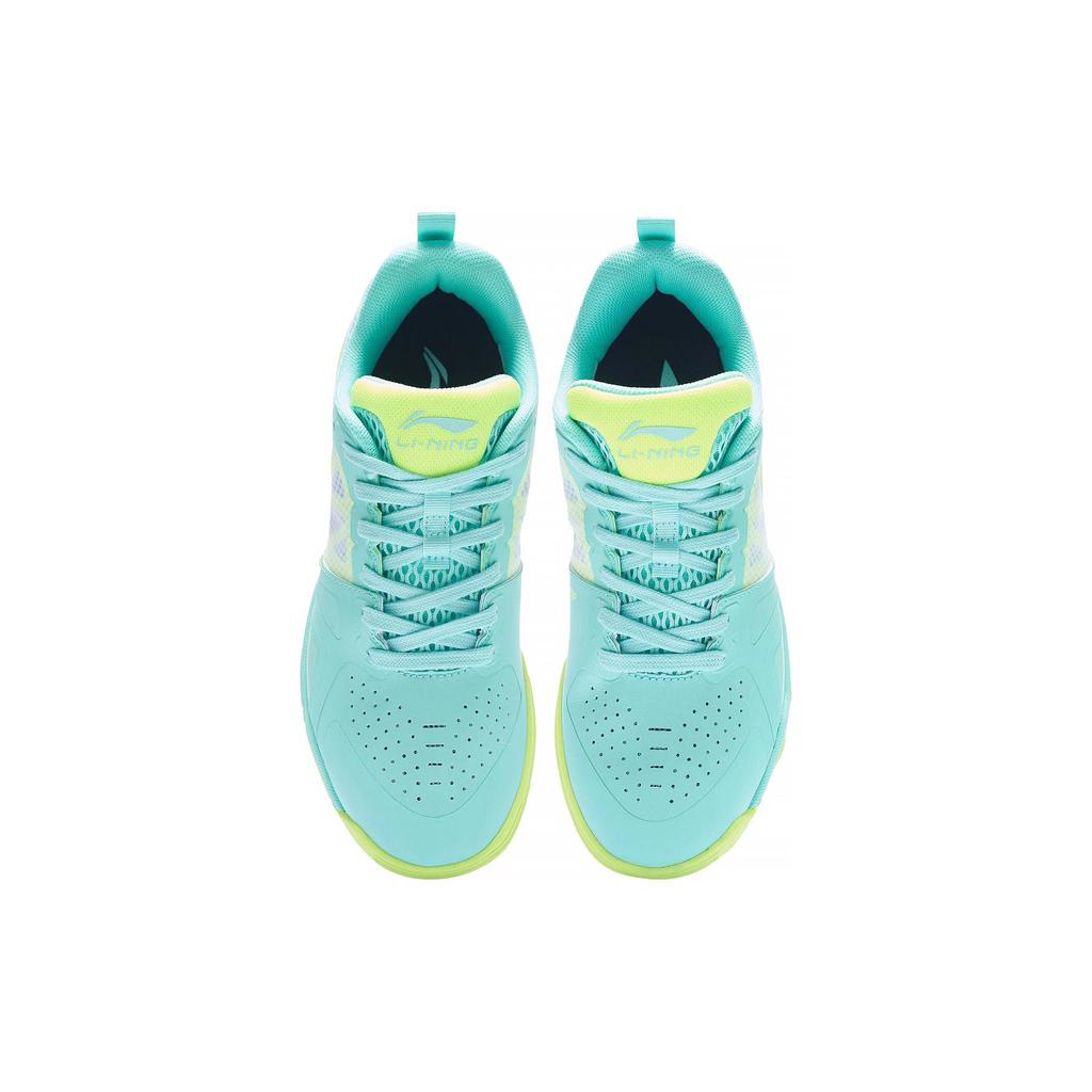 Li Ning Dämpfung Rutschfest Abriebfest Niedrig geschnitten Tischtennis Schuhe Unisex Leuchtendes Helles Grün APPT009-4