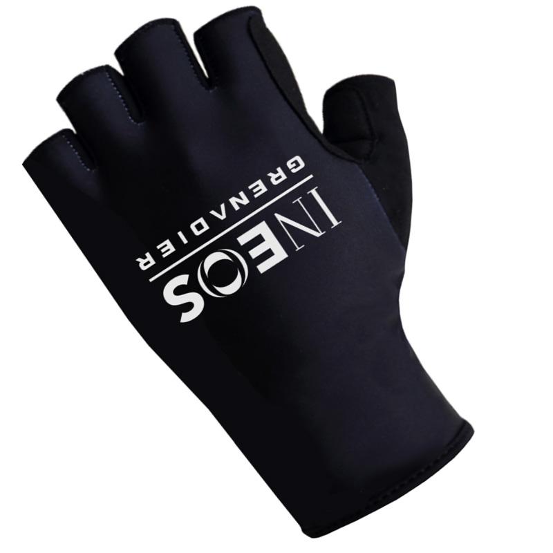 

2025 ОАЭ велосипедные перчатки Half Finger Team FDJ мужские и женские шоссейные велосипедные перчатки для бега фитнеса спортзала езды на велосипеде спортивные перчатки L темно-серого