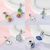 Virgin Praying Hands Dangle Cross Pendant Beadscopper Charm Fit Original Charms Bracelet Diy Fine Jewelryfor Women Gifts