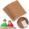 Supplies Retro Car Line Writing Pads Diarybook Coil Notebooks B5 Kraft Paper Notebook 16K Workbooks