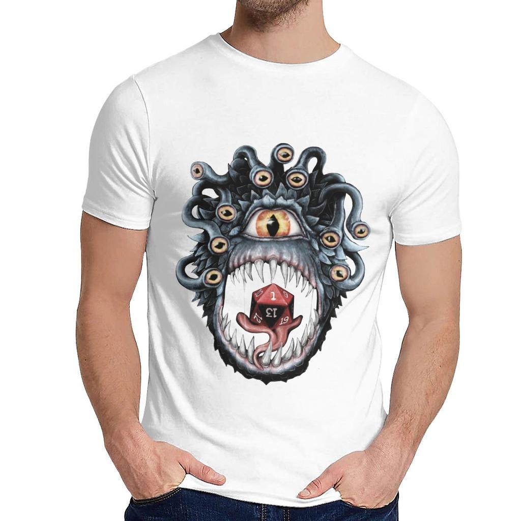 Unisex T Shirt In The Beholder D20 Men T Shirt Dice Critical Comfortable Sale