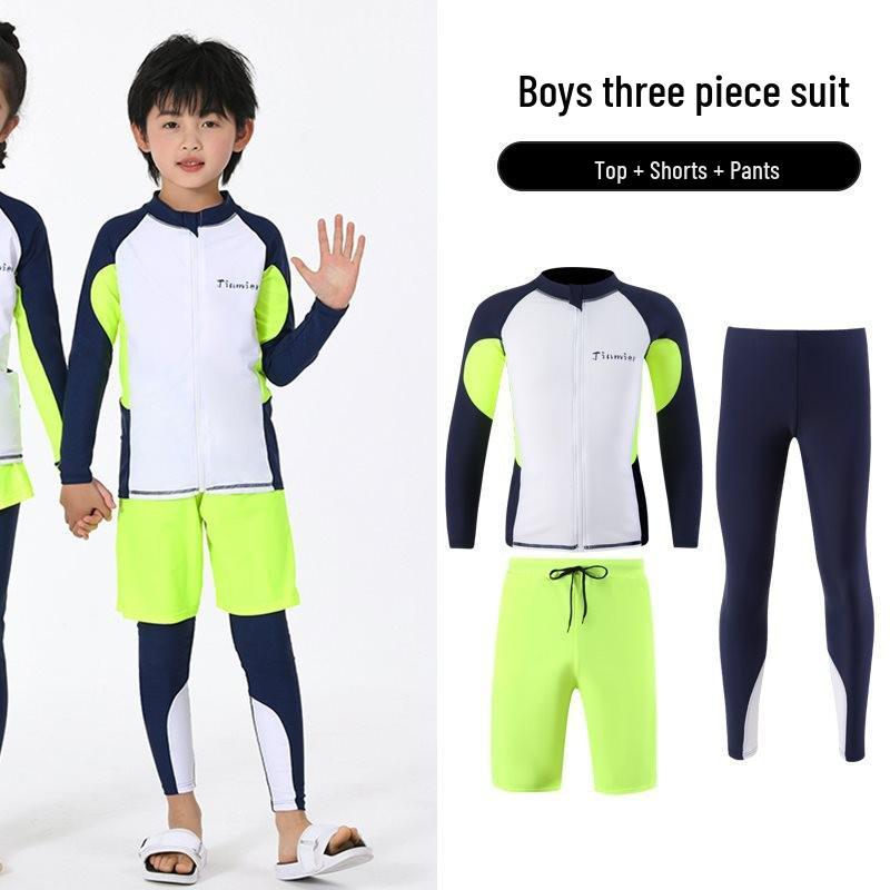 

Детский раздельный купальник для дайвинга с длинным рукавом 3XL