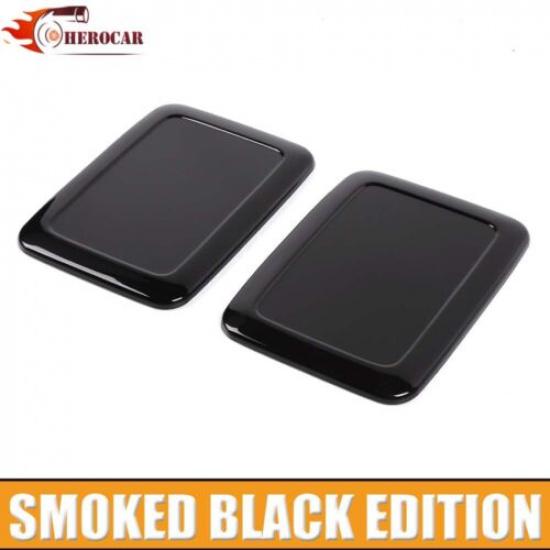 Exterior Tail light Lamp Cover Trim For Jeep Wrangler JK 2007-2017 Smoked Black