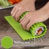 Easy Sushi Maker – Non-Stick Tritan Rolling Mat for Perfect Homemade Sushi, Seaweed Rice Balls, Ideal for Parties