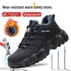 Winter Safety Work Shoes - Lightweight, Comfortable, Anti-Smash, Anti-Puncture, Insulated, Protective Footwear for Construction.
