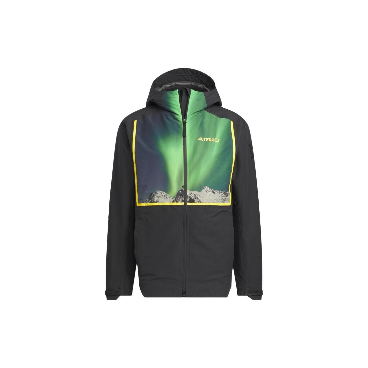 adidas National Geographic RAIN.RDY Three-In-One Jacket Black Men s IL8959 L