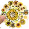50Pcs Sunflower Stickers Decals You are My Sunshine Stickers for Kids Teens Adults Waterproof Vinyl Stickers for Laptop Water Bottle Guitar Scrapbo