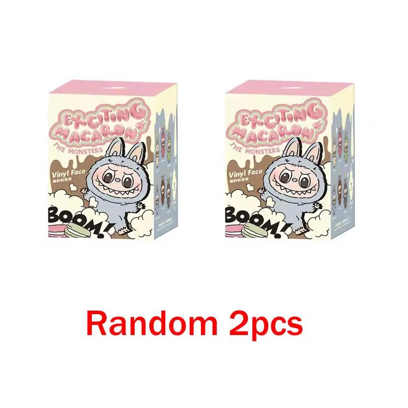 2025 In Stock Hot Anime Figure Labubu Have A Seat Series PVC Pendant Doll Model Monster Replica Keychain Kid Toys Birthday Gifts