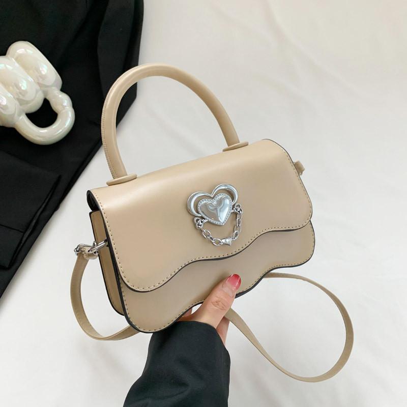 Elegante Urbane Minimalistische Kleine PU-Handtasche Stilvolle Quadratische Umhängetasche Für Den Täglichen Gebrauch