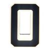 LED House Number Sign Smart Solar Illuminated Address Plaque Mailbox Light Easy Installation Outdoor Waterproof Lighting