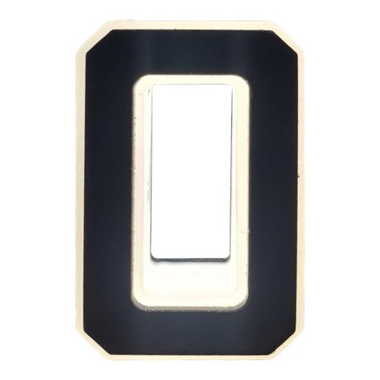 LED House Number Sign Smart Solar Illuminated Address Plaque Mailbox Light Easy Installation Outdoor Waterproof Lighting