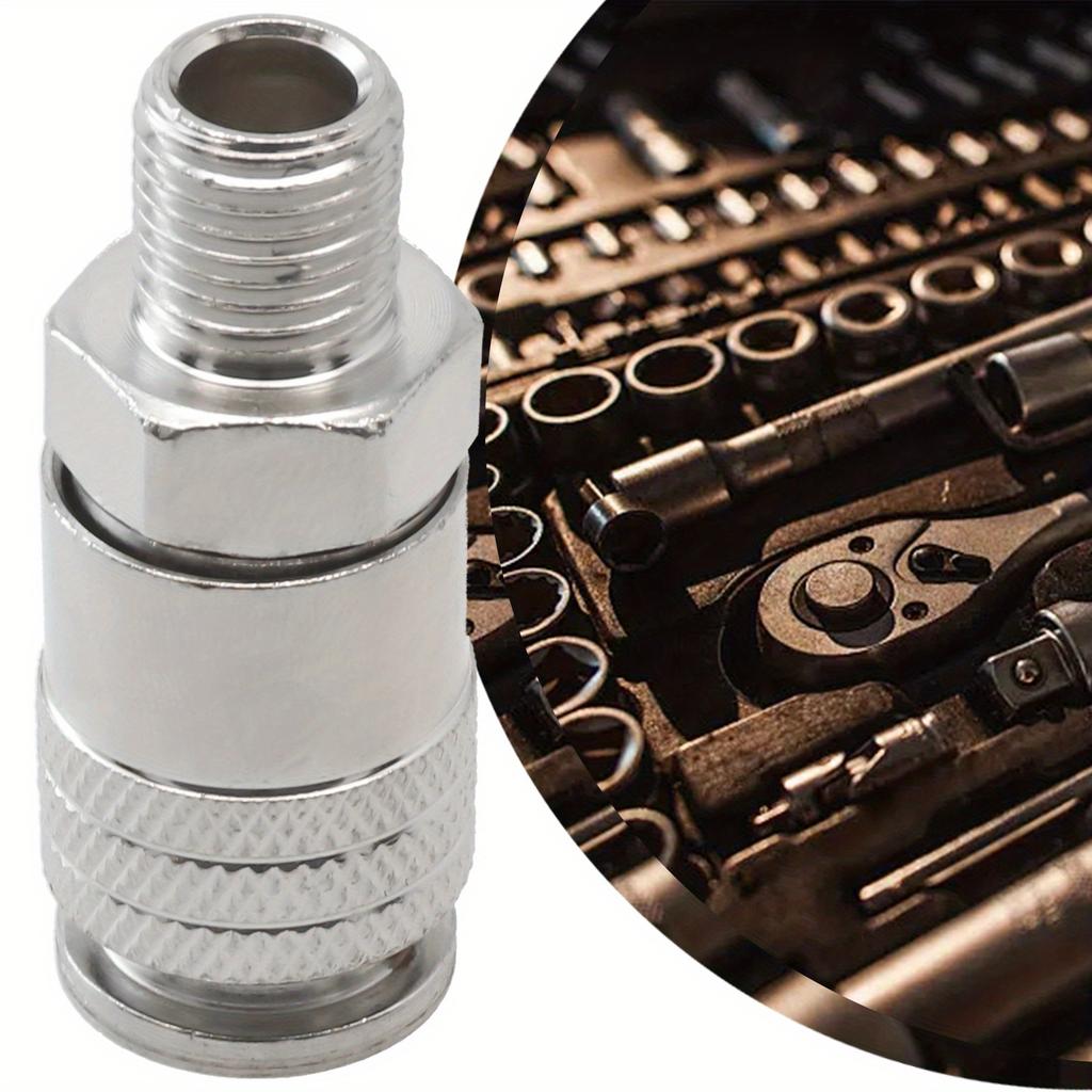 Pneumatic Fitting G1/4 Male Thread EU Standard Quick Connector For Air Compressor 53mm Length Air Compressor Tool Parts