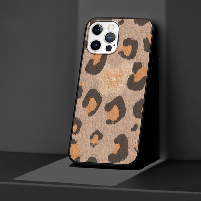 Leopard Print Case For Apple Iphone 14 11 13 12 Pro Max Xr +Se