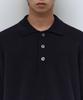 Musinsa Standard [Victoria Wool] Minimal Collared Knit [Navy]