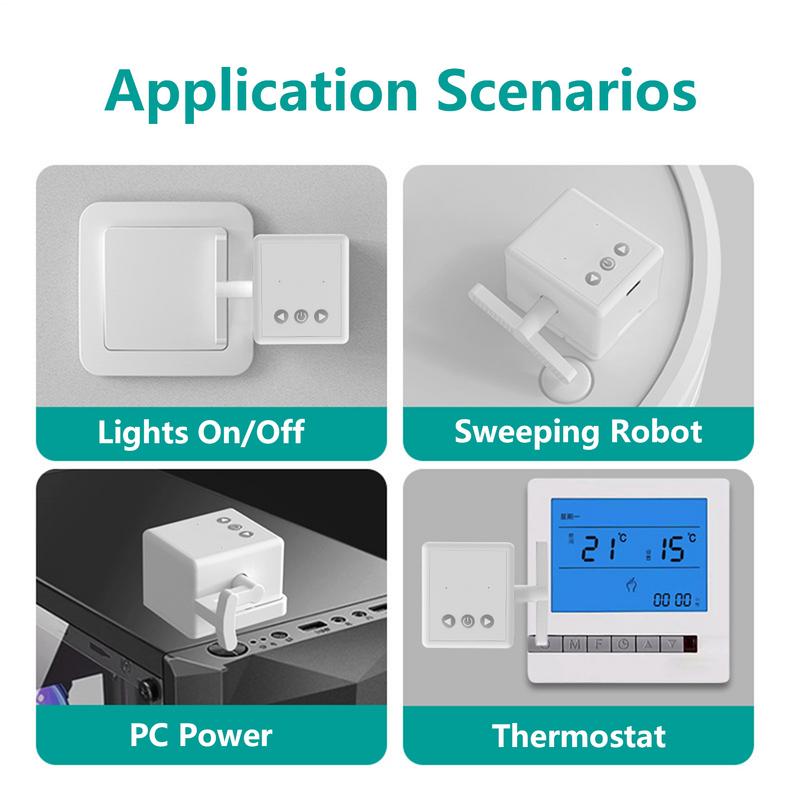 Wireless Control Light Switchs Off Tool Automatic Button Pusher Intelligent Lazy Light-off Tool Recharge Remote Control Switchs