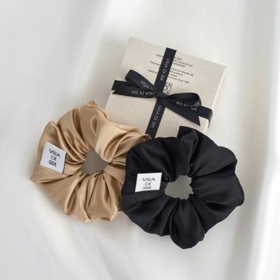 VILLA DE SILK High Density 100% Silk Scrunchie (2colors)