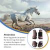 2 Pair Equestrian Supplies Jumping Leg Protection Boots Adjustable Protective Gear with Nylon Fastener Good Harness