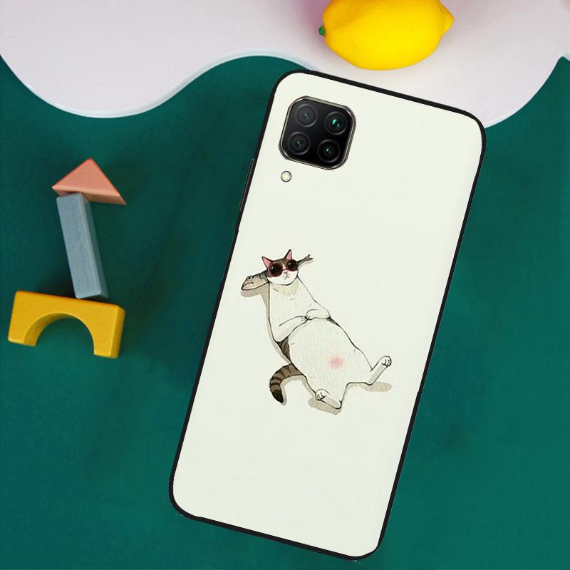 

Минималистичные кошки для Huawei Nova 11i 12s 12i 8i 7i Y73 Y70 Y90 Y60 Y72 Y61 Y91 9 10 SE P30 Pro P40 Lite Чехол Nova 10 SE