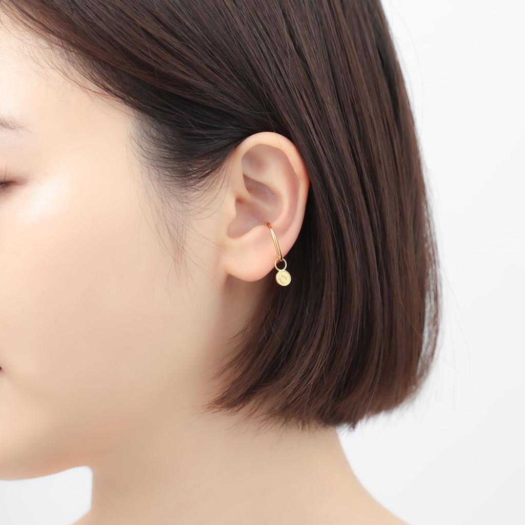 ESTELLE Ear Silver with Yellow Gold Plating Earring [ESTELLE] [Official] [WEB Exclusive] Women's Cuff, Single (Pisces) 0291-0437-0019-0000