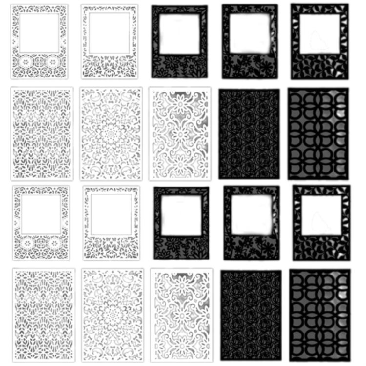 20 Sheets Scrapbooking Decoration Paper for Scrapbook Journal Planner Album Aesthetic Background Paper